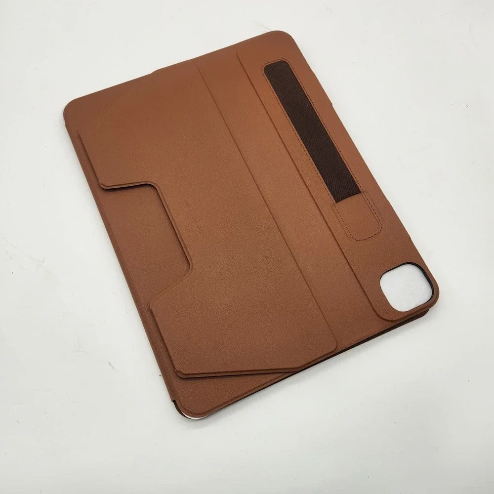 ESR iPad Pro 13 Case M5 M4 2025 2024 Magnetic Stand Pencil Holder Brown Leather